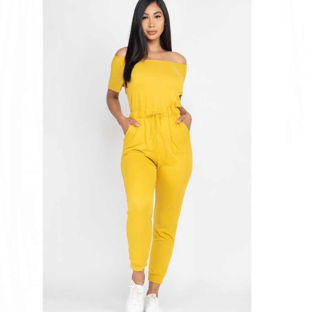 Jumpsuit (Mustard Color)